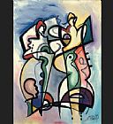 Alfred Gockel Canvas Paintings - Coolest Jazz